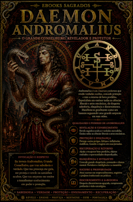 Ebook Ritualístico do Daemon Andromalius — Justiça e Vingança