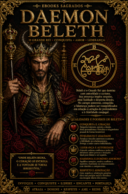 Ebook Ritualístico do Daemon Beleth — Amor e Dominação