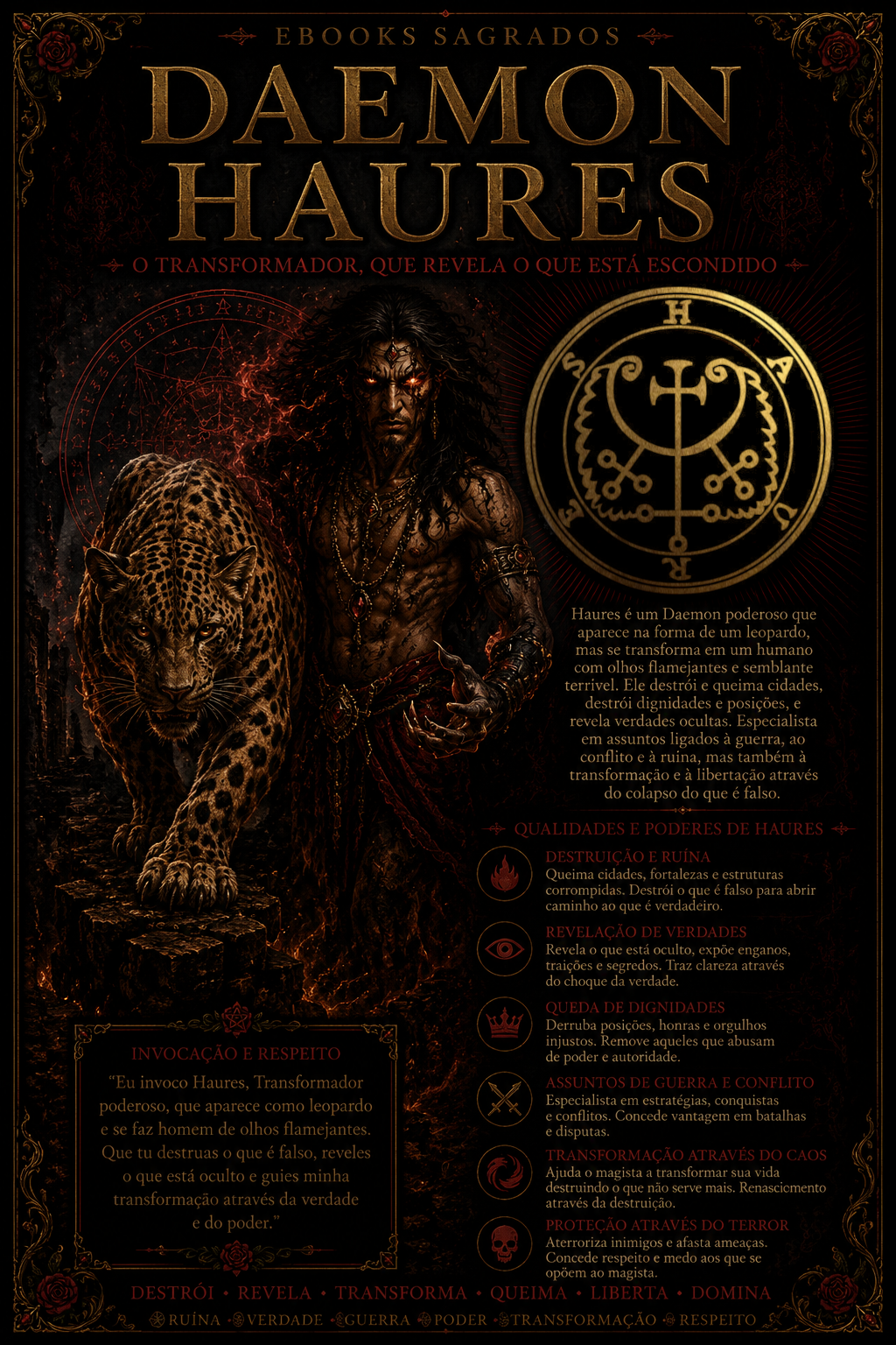 Ebook ritualístico Daemon Aures — Espírito da Revelação e do Amor