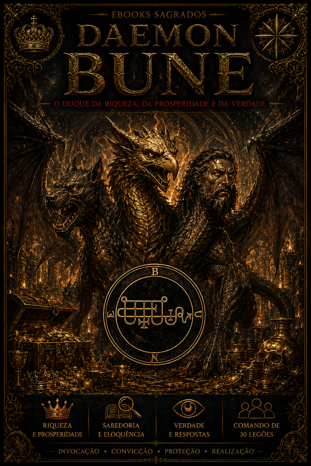 Ebook ritualístico Daemon Bune — 26º Espírito da Goetia