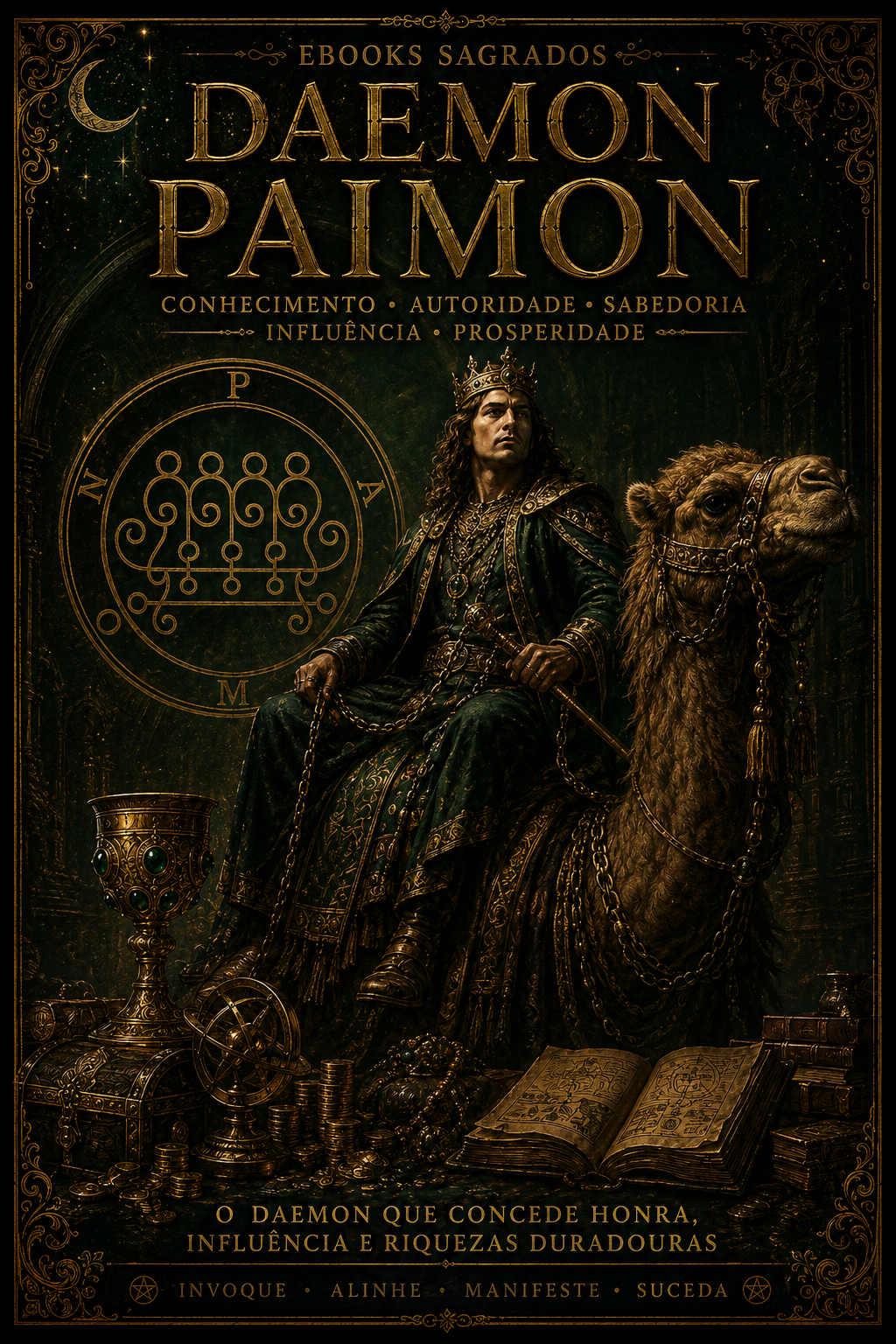 Ebook ritualístico Daemon Paimon — 9º Espírito da Goetia
