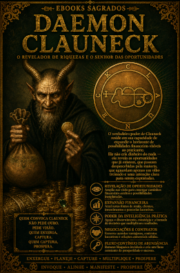 Ebook Ritualístico do Daemon Clauneck — Riqueza